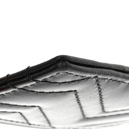 Gucci Calfskin Matelasse GG Marmont Card Holder Black 9 of 12