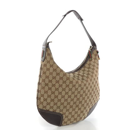 Gucci Monogram Large Princy Hobo Dark Brown 3 of 9
