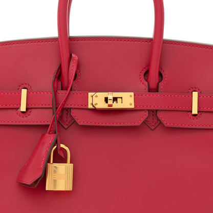 Hermes Swift Birkin 25 Rouge Casaque 8 of 11