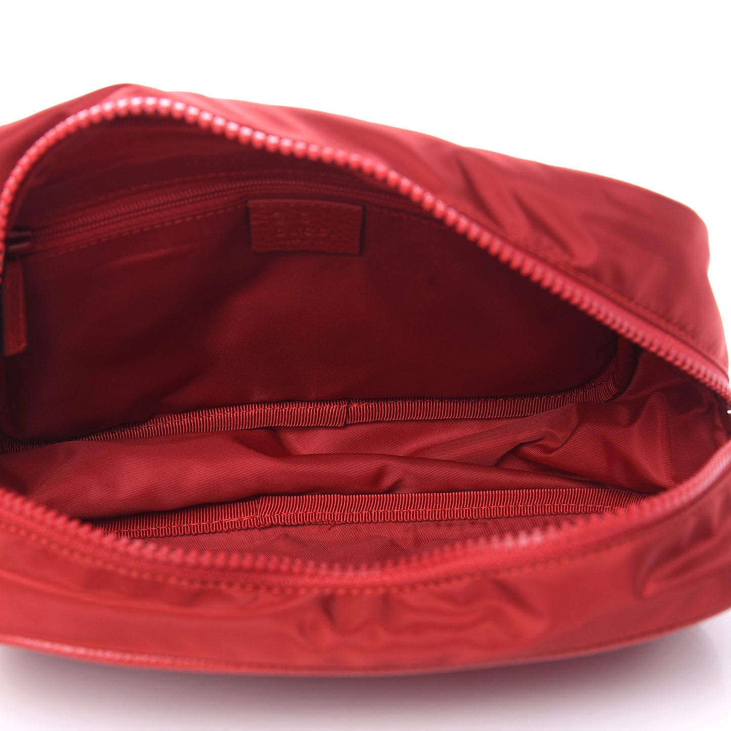 Nylon Monogram Dolmias Pouch Vibrant Red