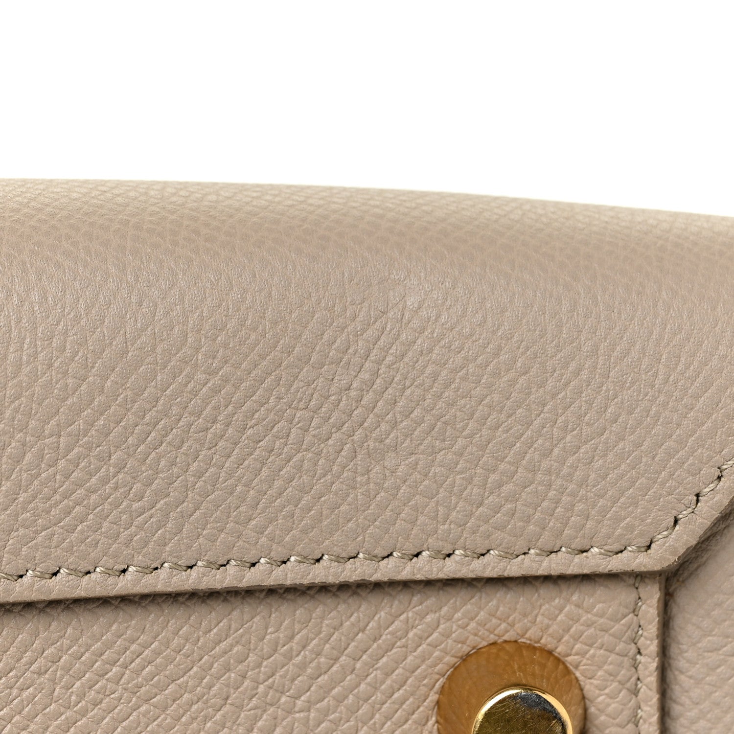 Celine Grained Calfskin Small Belt Bag Dune 10 of 13