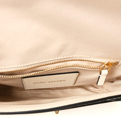 Marc Jacobs Calfskin The J Marc Shoulder Bag Cloud White 5 of 10