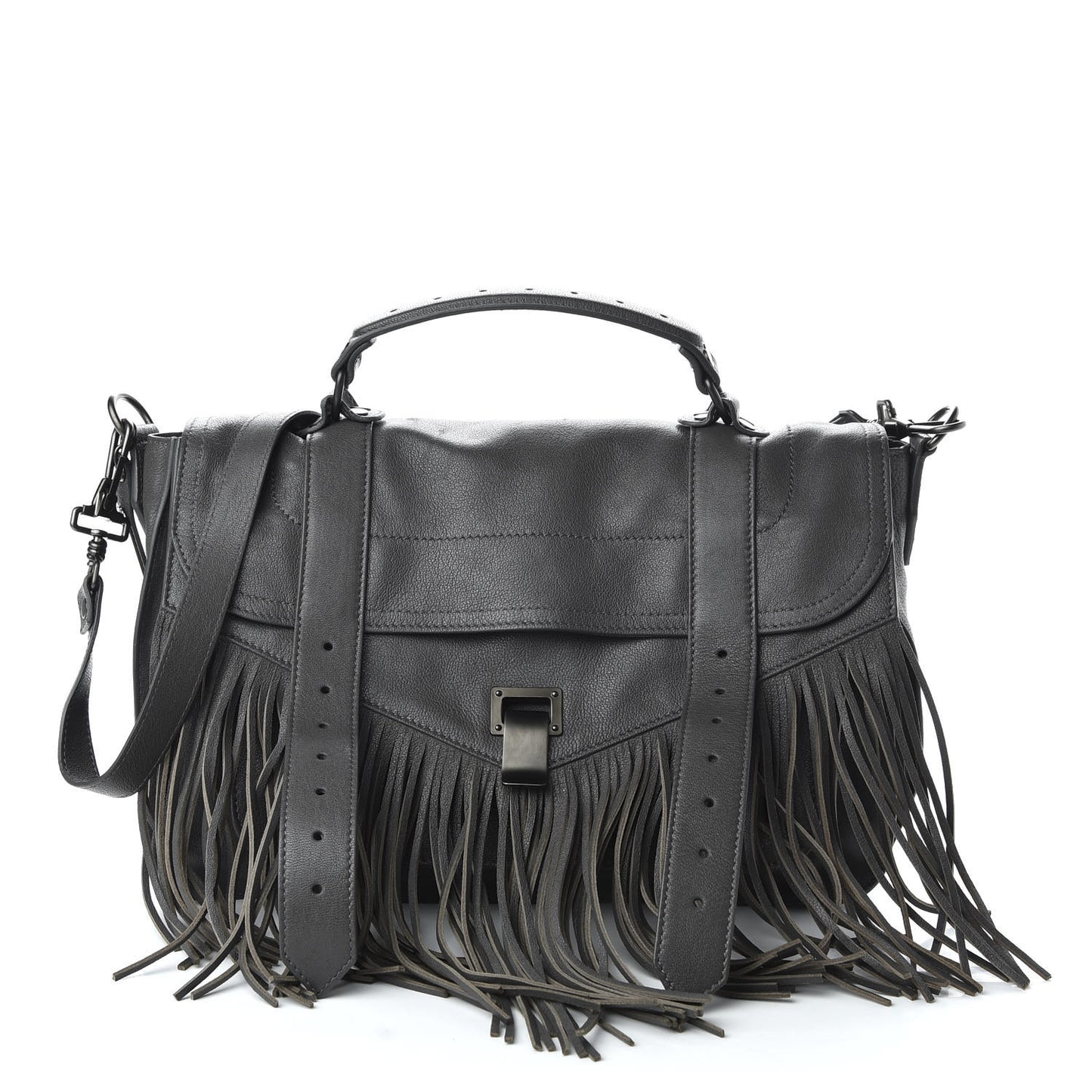 Lambskin Fringe Large PS1 Satchel London