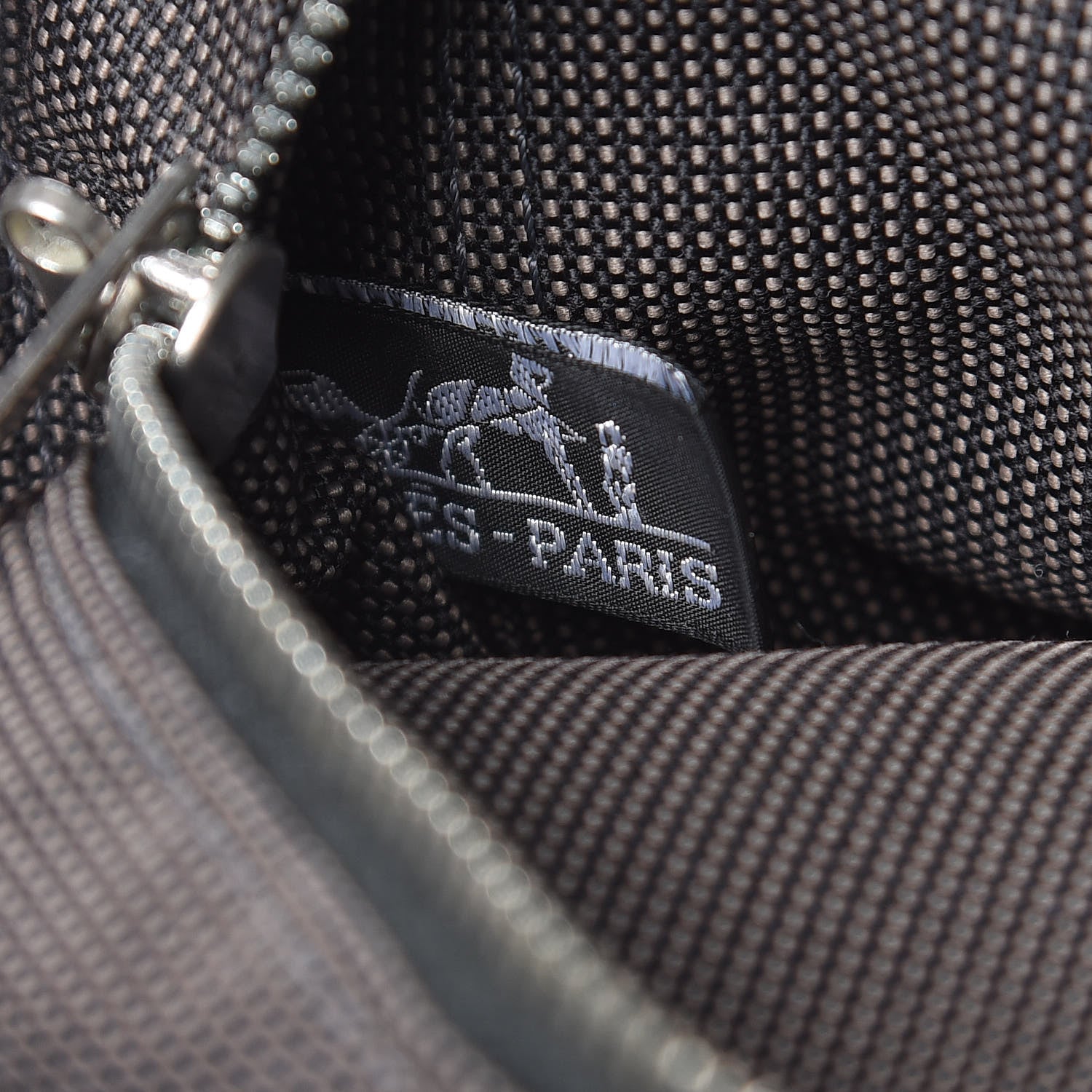 Hermes Canvas Herline PM Tote Grey 6 of 9