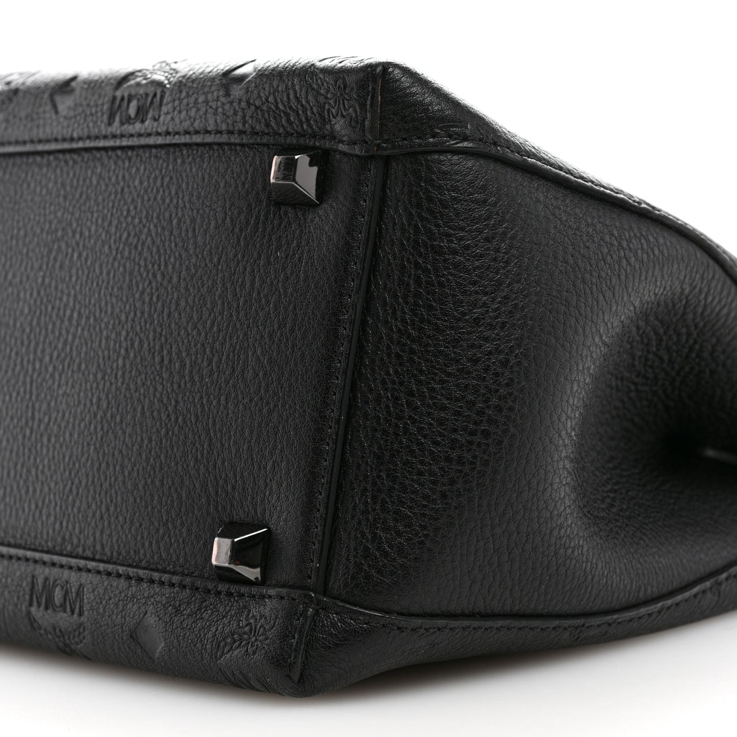 Calfskin Ottomar Monogram Sarah Convertible Hobo Black