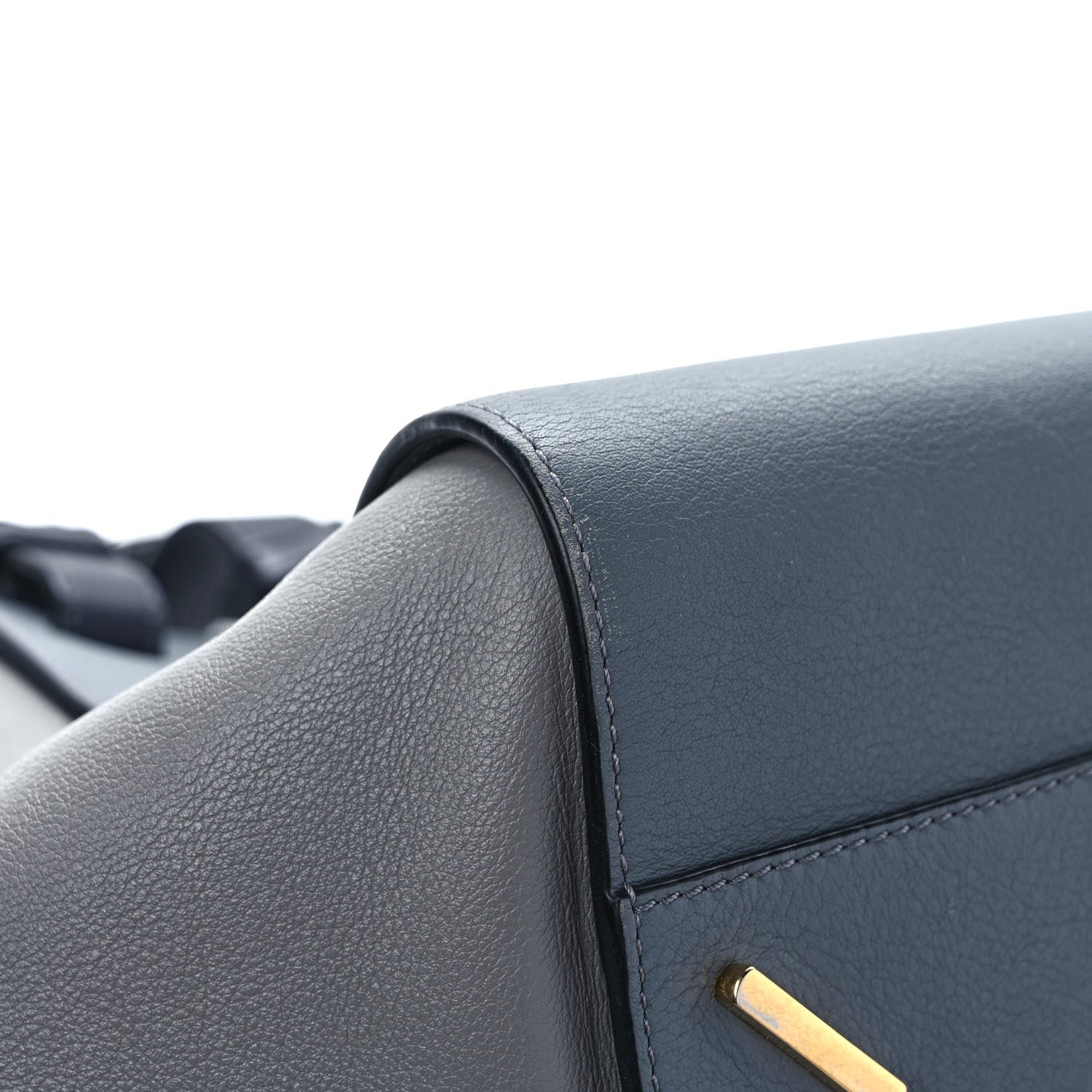 Loewe Grained Calfskin Small Hammock Shoulder Bag Blue Grey 10 of 14