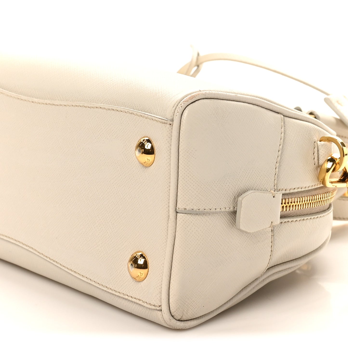 Saffiano Bowling Bag White