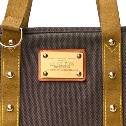 Louis Vuitton Toile Antigua Cabas MM Brown Kaki 11 of 16