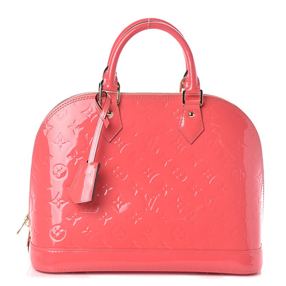 Louis Vuitton Vernis Alma PM Rose Litchi 1 of 9