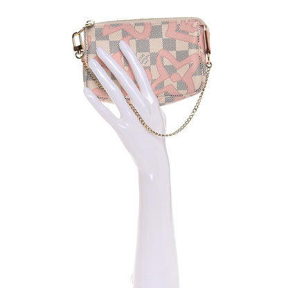 Louis Vuitton Damier Azur Tahitienne Mini Pochette Accessories 2 of 8