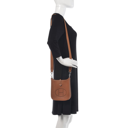 Hermes Taurillon Clemence Evelyne TPM Gold 2 of 11