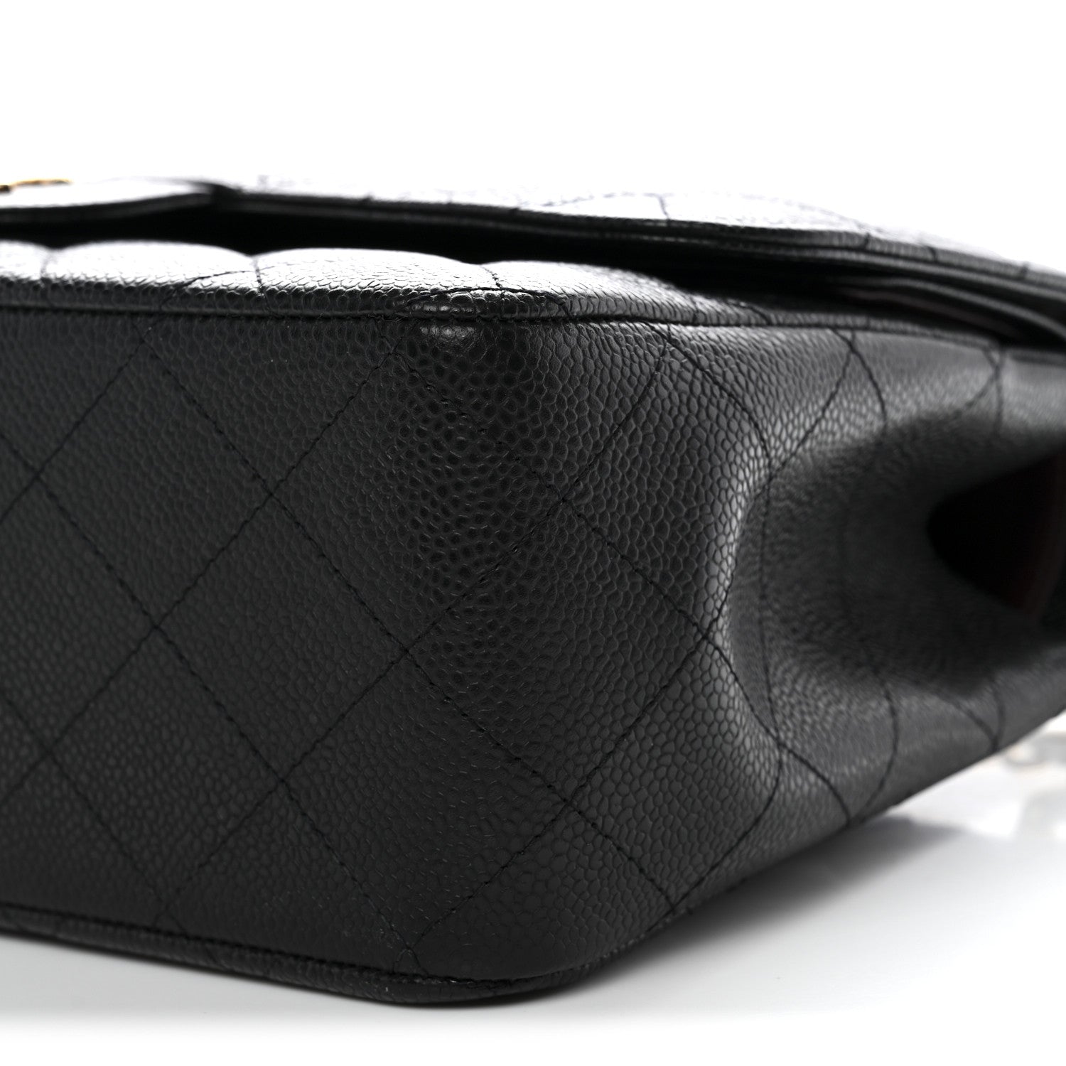 Chanel Caviar Quilted Jumbo Double Flap Black 10 of 11