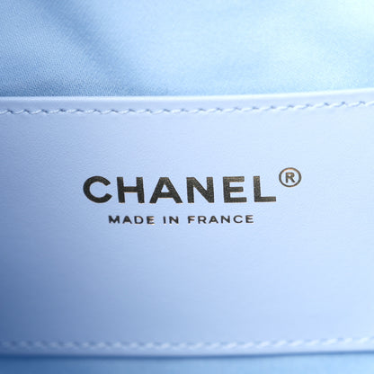 Chanel Caviar Quilted Small Chanel 25 Handbag Light Blue 6 of 10