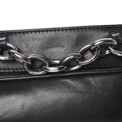 Givenchy Calfskin Cable Embossed Leather Eve Shoulder Bag Black 11 of 14