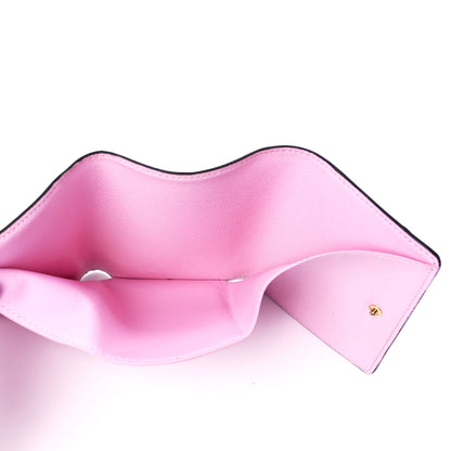 Louis Vuitton Monogram 2021 Christmas Animation Japanese Garden Victorine Wallet Wisteria Pink 5 of 12