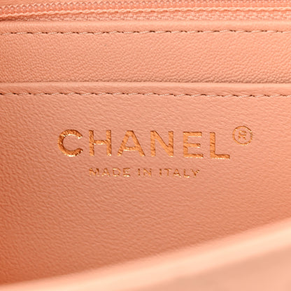 Chanel Lambskin Quilted Mini Square Flap Light Pink 6 of 11