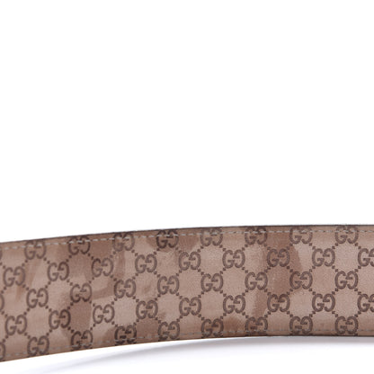 Gucci Calfskin Monogram Belt 95 38 White 6 of 7