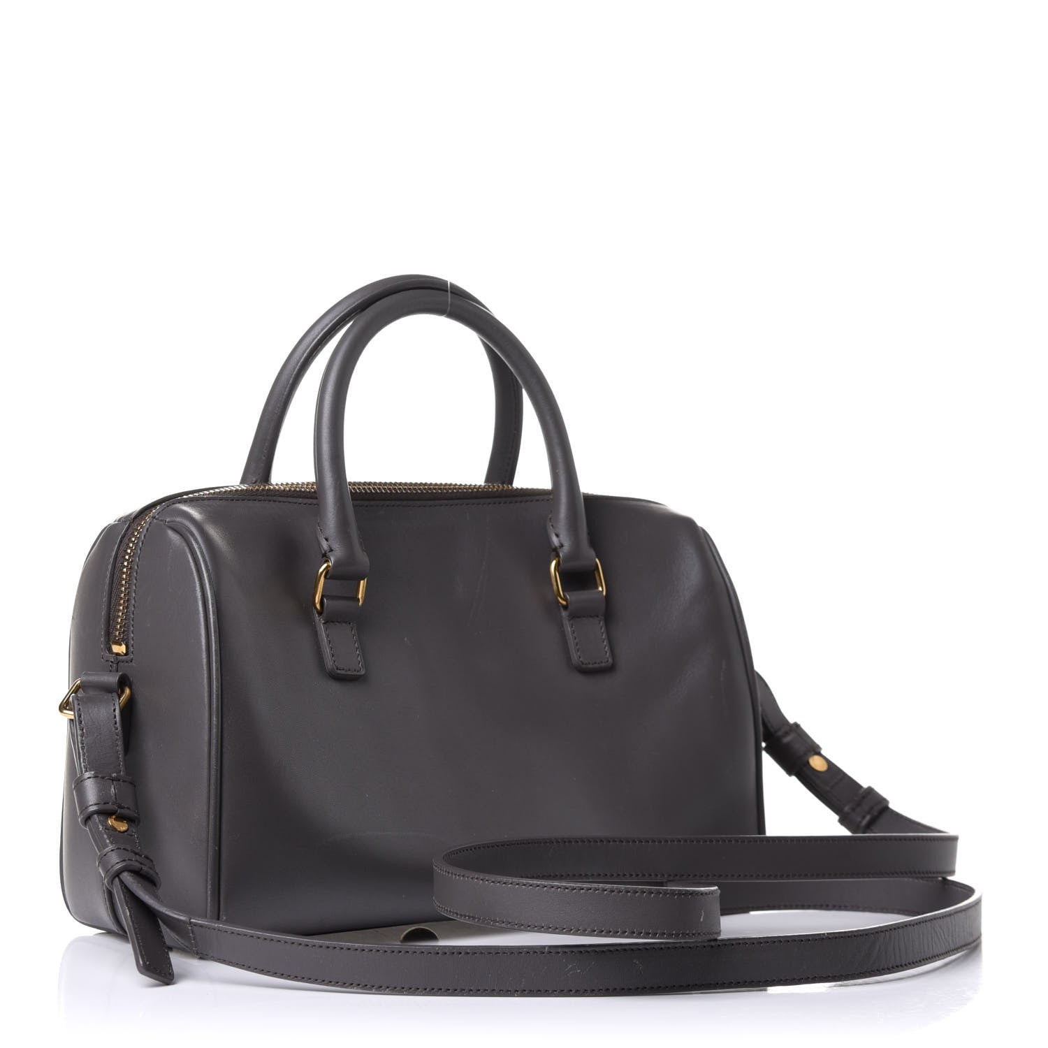 Saint Laurent Calfskin Classic Duffle 12 Earth 2 of 9