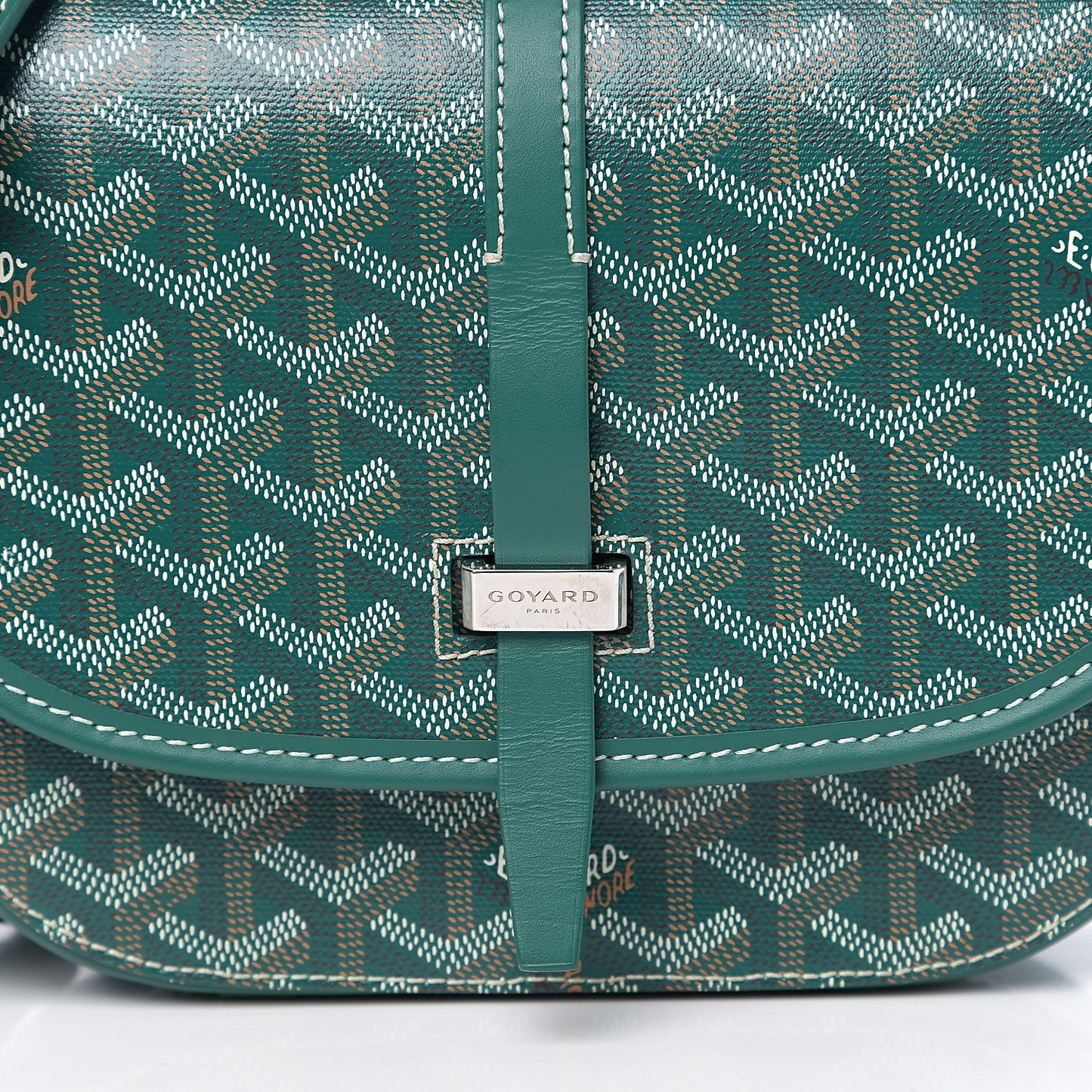 Goyardine Belvedere II PM Messenger Bag Green