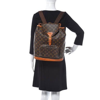 Louis Vuitton Monogram Montsouris GM Backpack 2 of 18