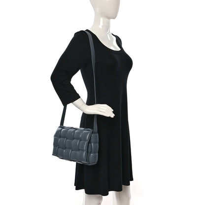 Bottega Veneta Nappa Maxi Intreccio Padded Cassette Crossbody Bag Thunder 2 of 9