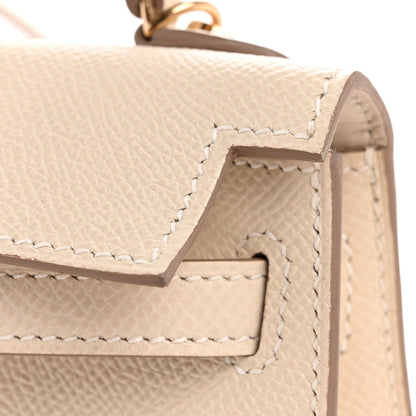 Hermes Epsom Mini Kelly Sellier 20 Craie 11 of 12