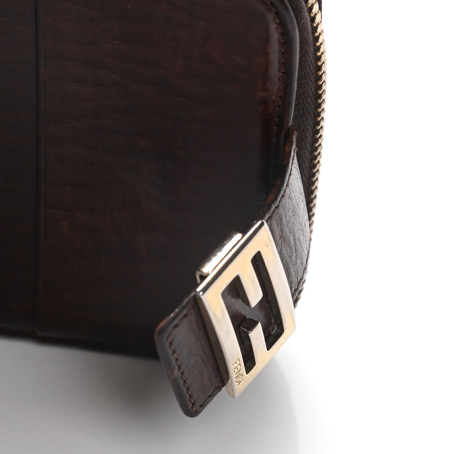 Fendi Zucchino Compact Wallet Tobacco 14 of 18