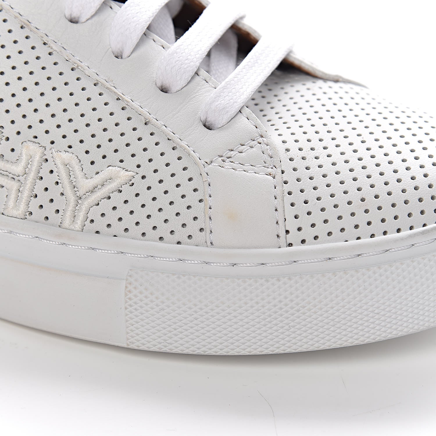 Givenchy Calfskin Perforated Womens Urban Street Sneakers 37.5 White 14 of 17