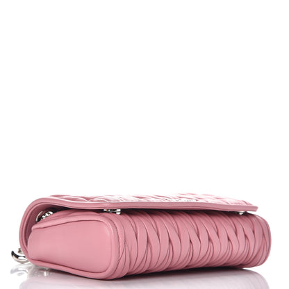 Miu Miu Nappa Matelasse Shoulder Bag Rosa 4 of 7