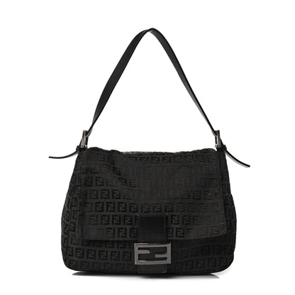 Fendi Zucchino Mama Baguette Black 1 of 9