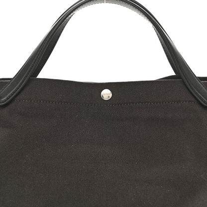 The Row Cotton Twill East West Idaho Tote Dark Grey 7 of 9