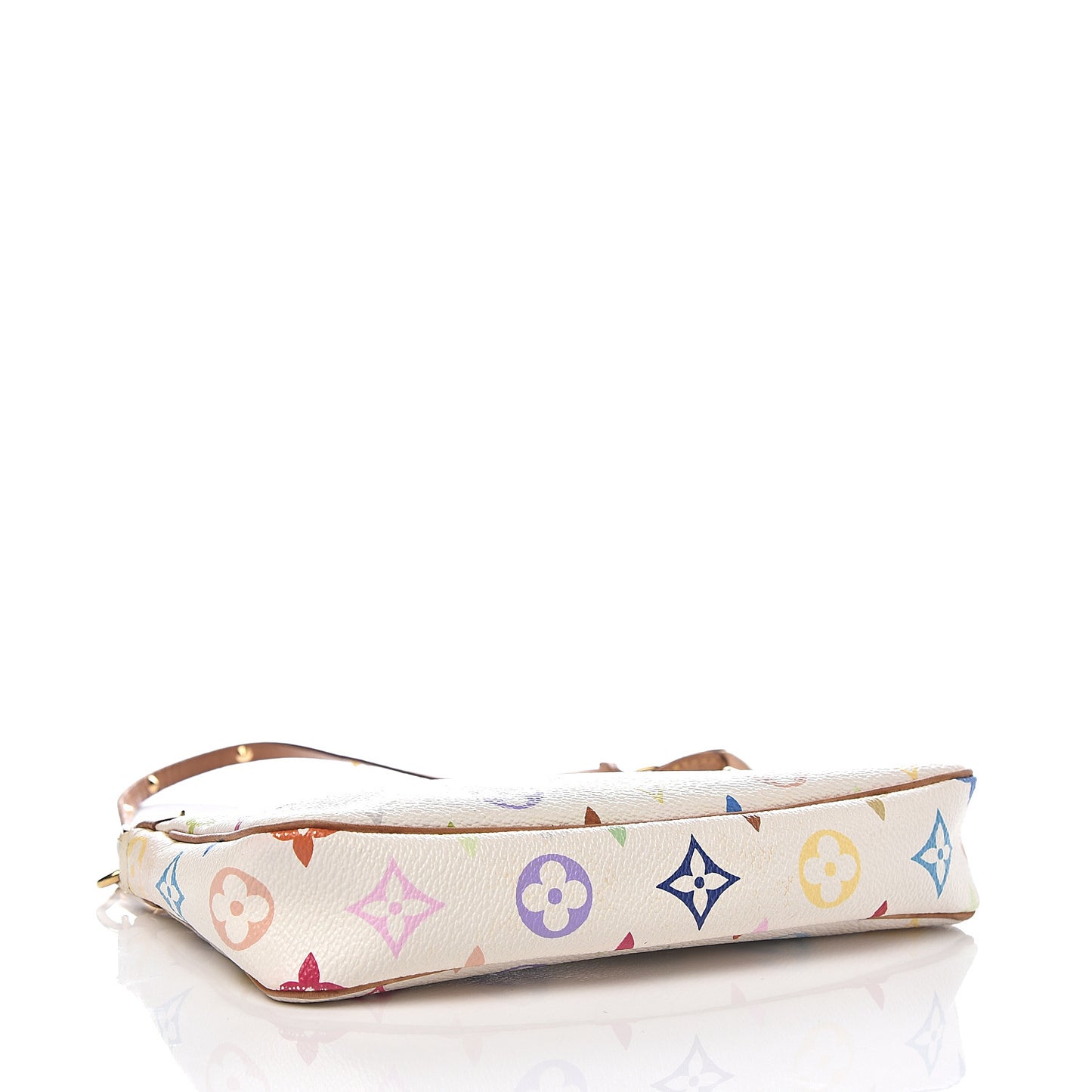 Monogram Multicolor Pochette Accessories White