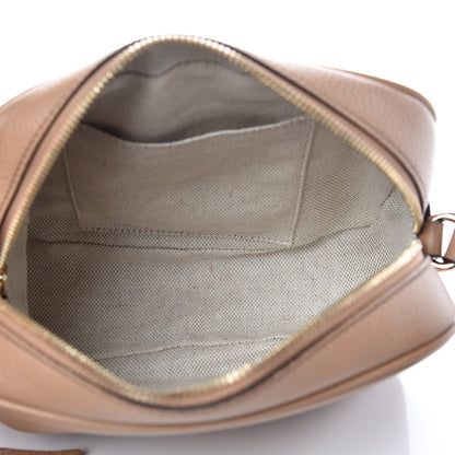 Gucci Pebbled Calfskin Small Soho Disco Bag Camelia 5 of 9