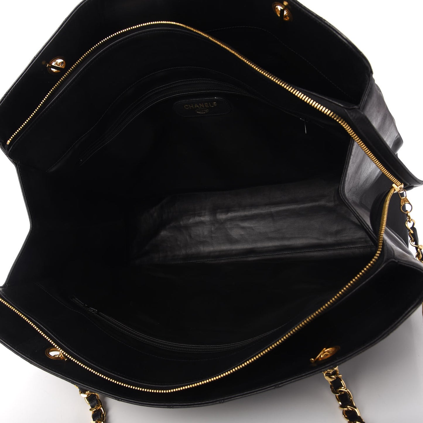 Calfskin Stitched XL Weekender Black