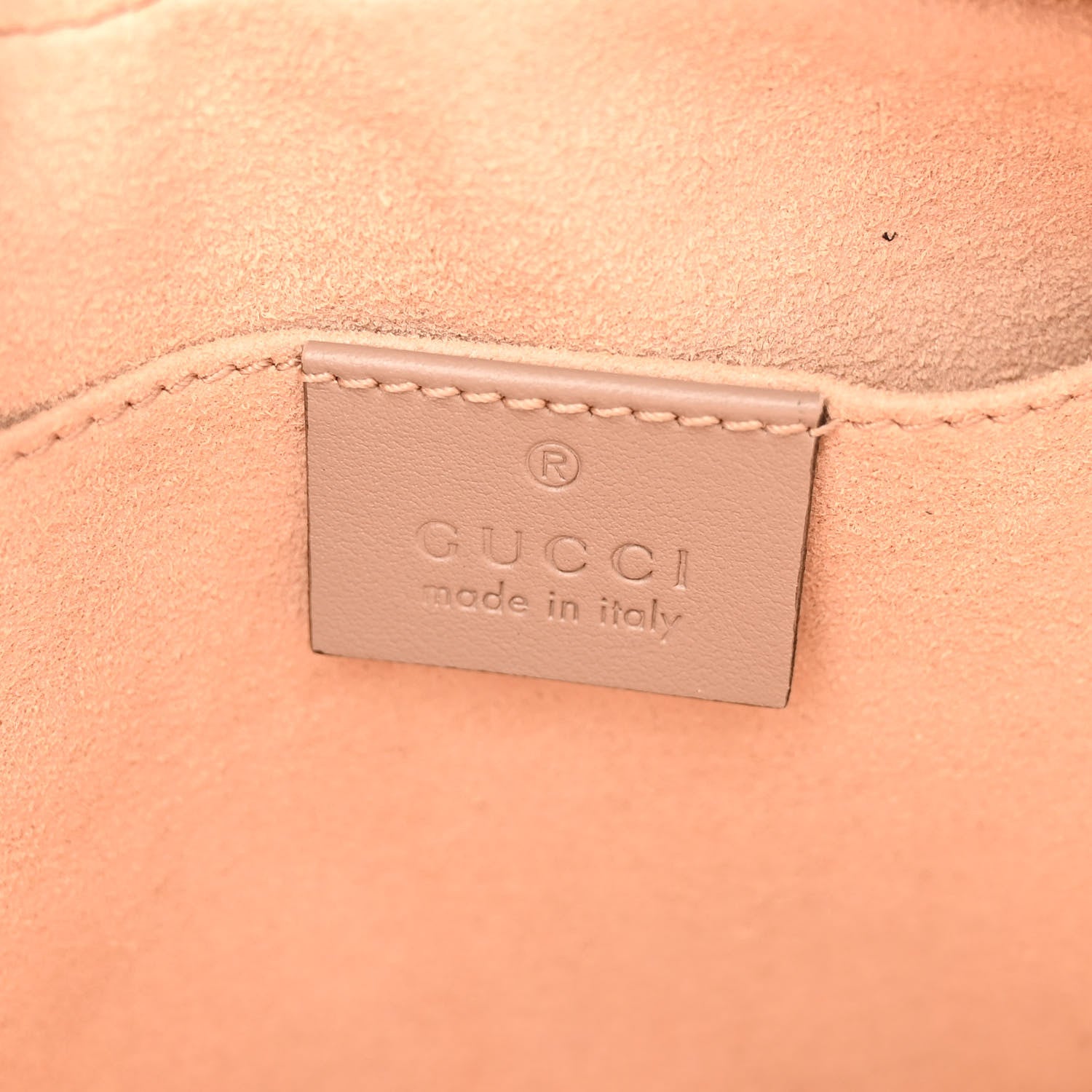 Gucci Calfskin Matelasse Small GG Marmont Chain Shoulder Bag Porcelain Rose 6 of 10