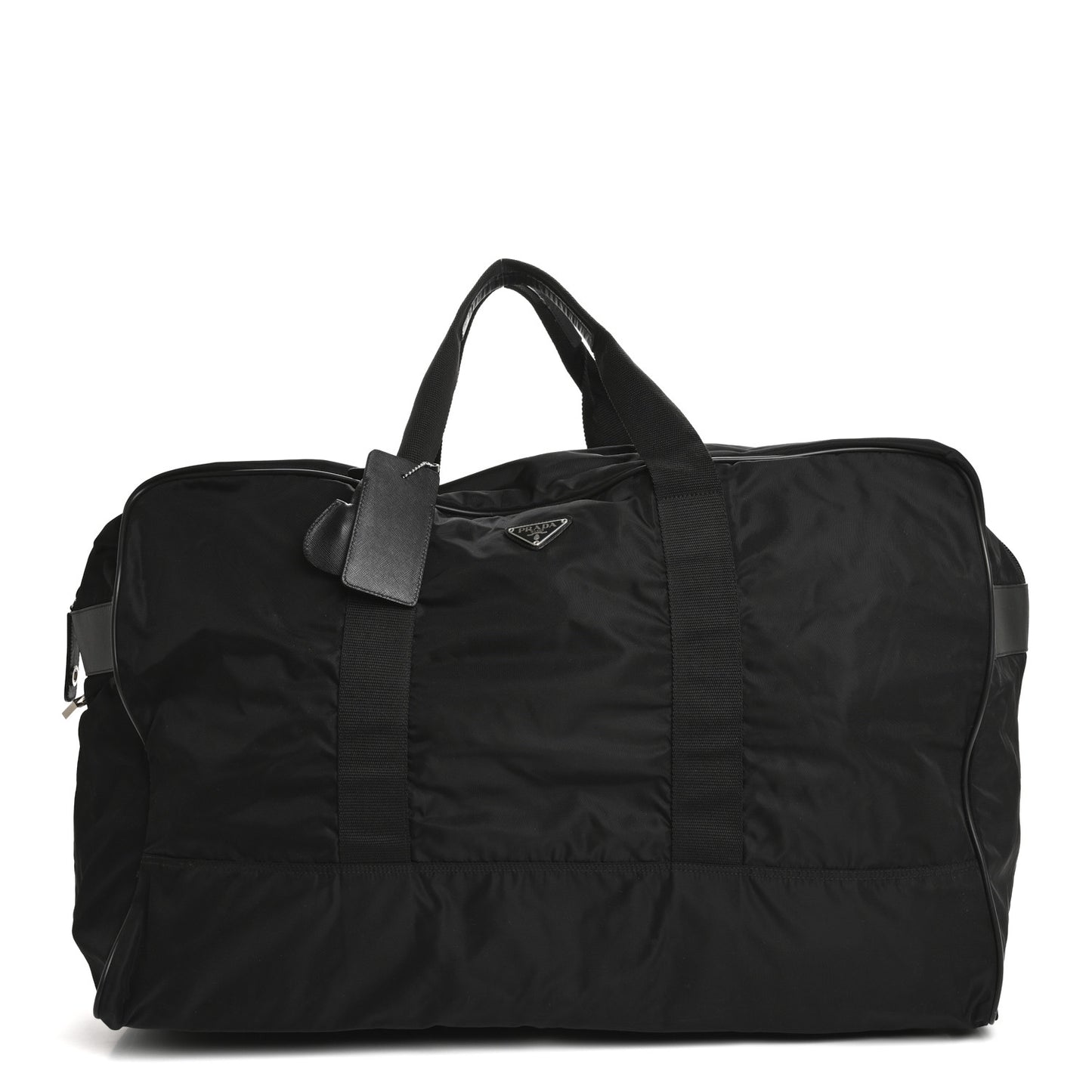 Tessuto Nylon Saffiano Weekender Black