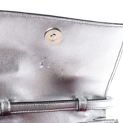 Gucci Metallic Calfskin Childrens Rabbit Bag Silver 12 of 14