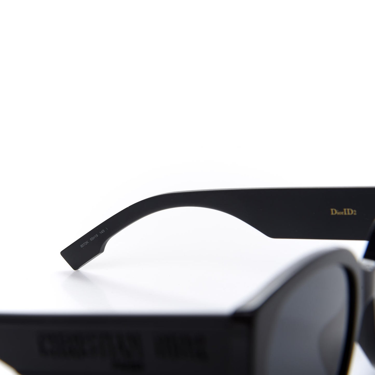 Acetate DiorID2 Sunglasses Black