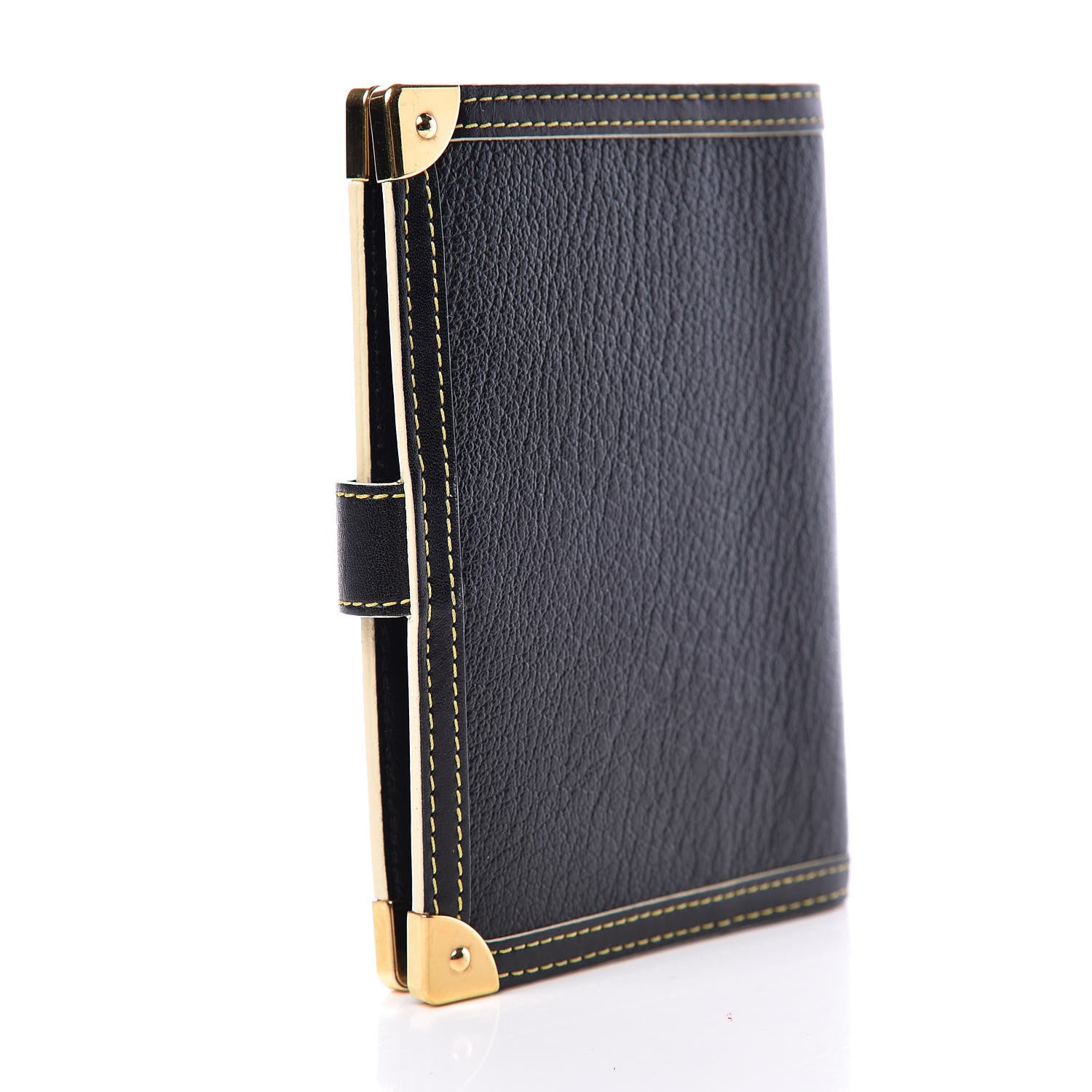 Louis Vuitton Suhali Small Ring Agenda Cover Black 3 of 6