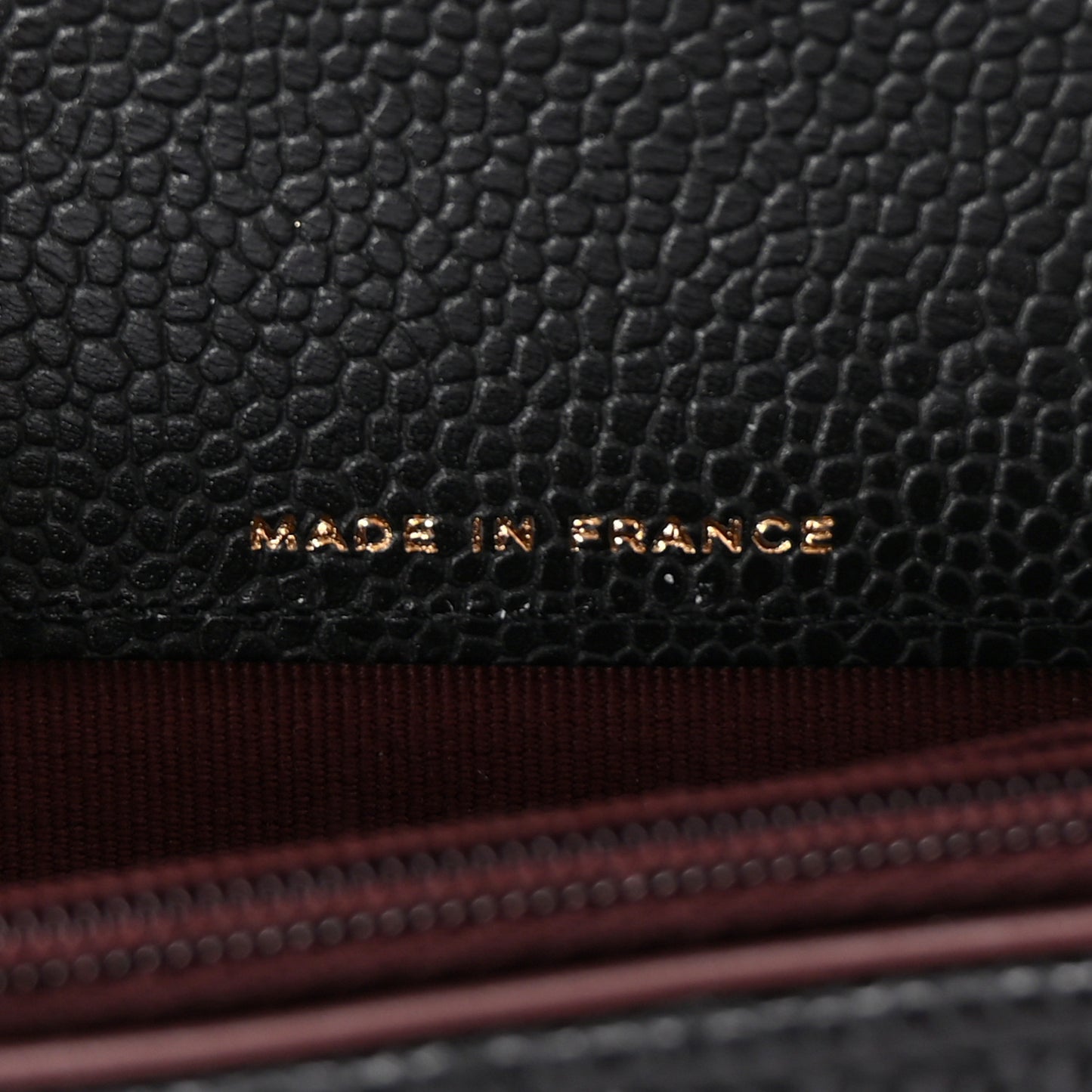 Caviar Quilted Large Gusset Flap Wallet Black