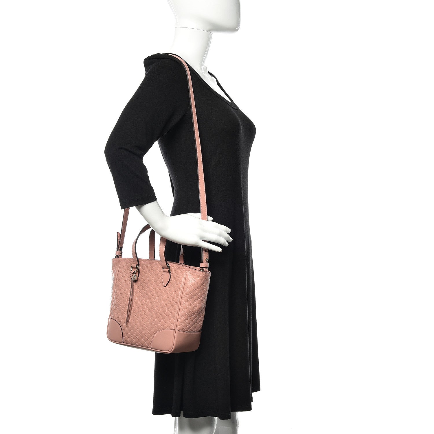 Gucci Microguccissima Small Bree Tote Soft Pink 2 of 9