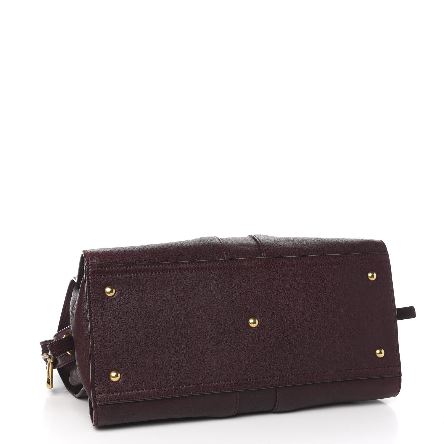 Saint Laurent Sheepskin Medium Cabas ChYc Plum 4 of 12