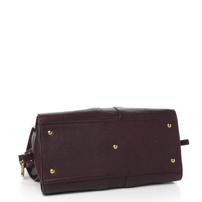 Saint Laurent Sheepskin Medium Cabas ChYc Plum 4 of 12