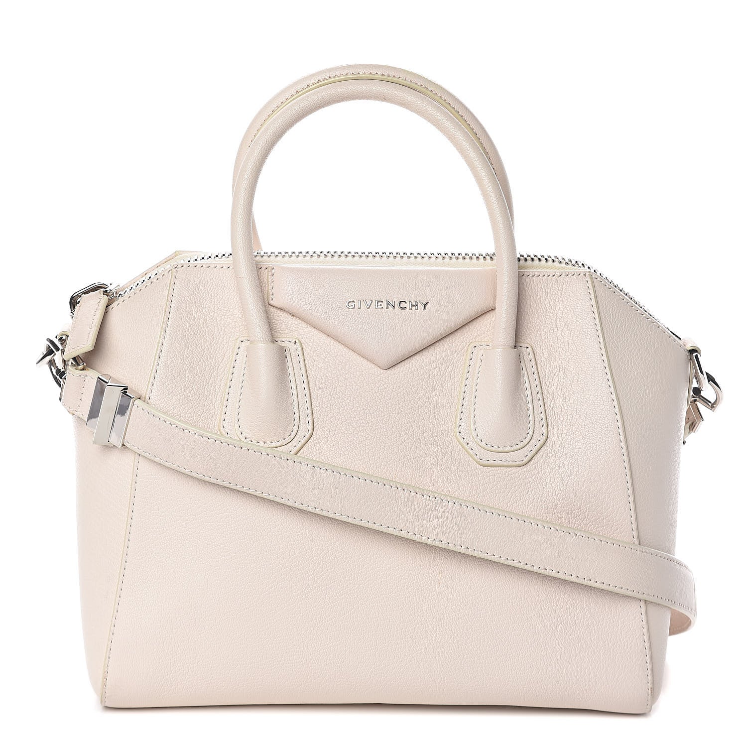 Givenchy Sugar Goatskin Small Antigona Ivory 1 of 14