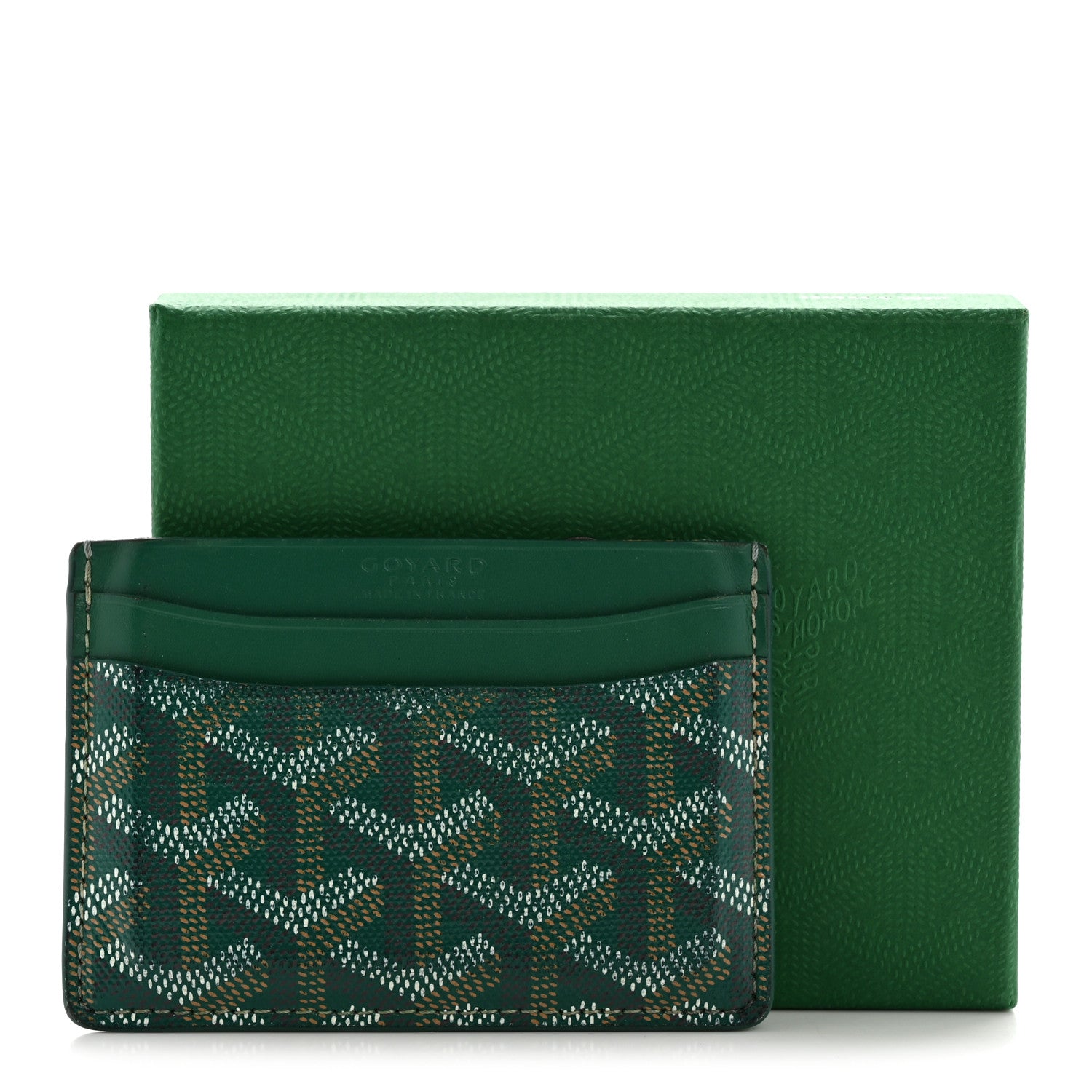 Goyard Goyardine Saint Sulpice Card Holder Green 1881674