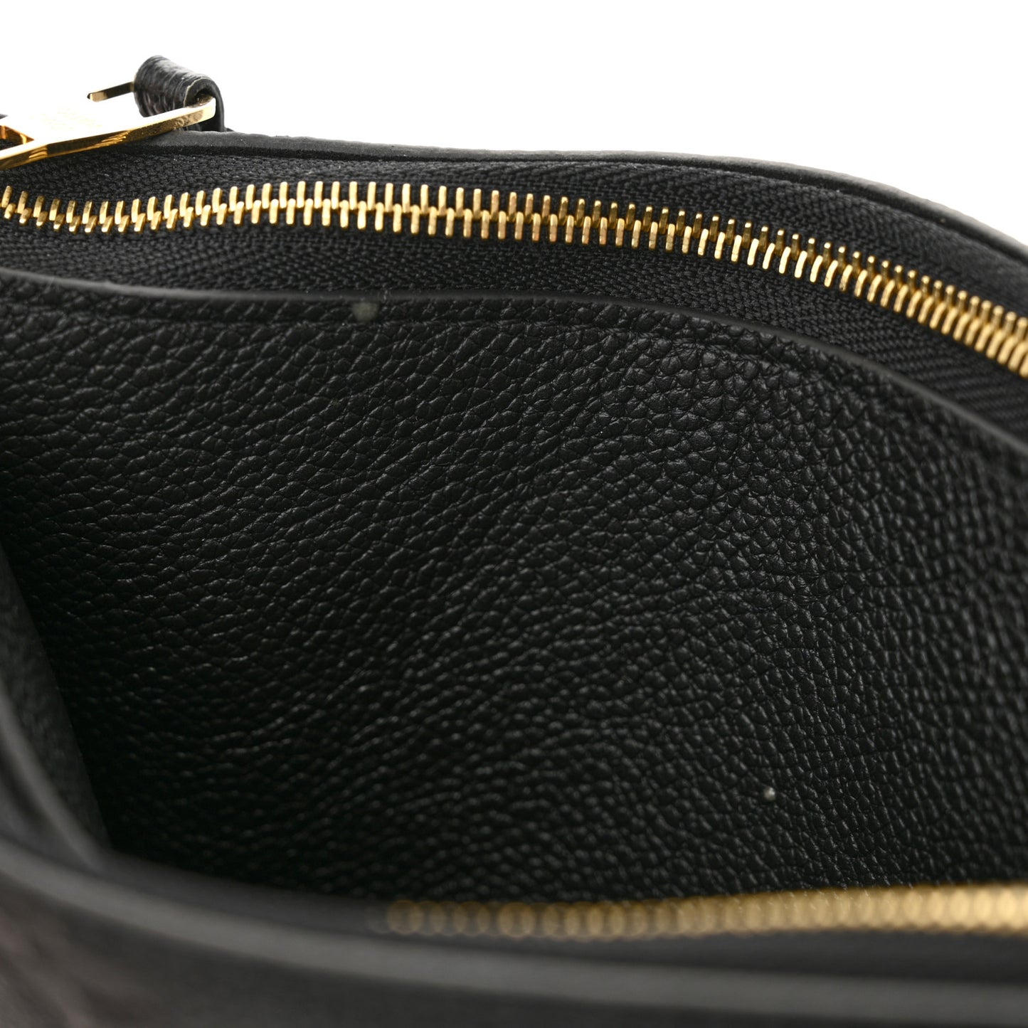 Empreinte Double Zip Pochette Black