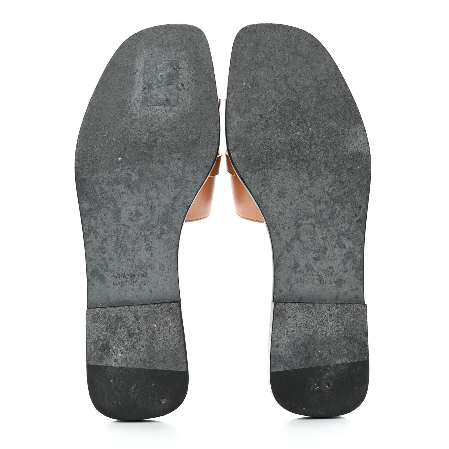 Calfskin Giulia Sandals 37 Naturel