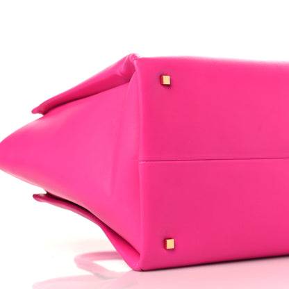 Valentino Garavani Nappa Tonal Monochrome Large One Stud Handbag Pink PP 6 of 7