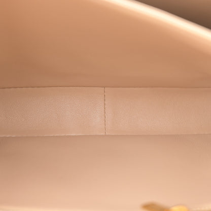 Celine Shiny Calfskin Medium Triomphe Nude 5 of 15