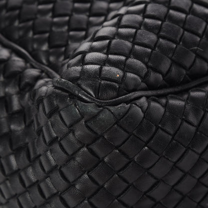 Bottega Veneta Wool Nappa Intrecciato Tote Black 11 of 13